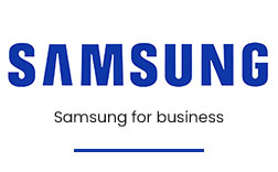 Samsung company logo with white background