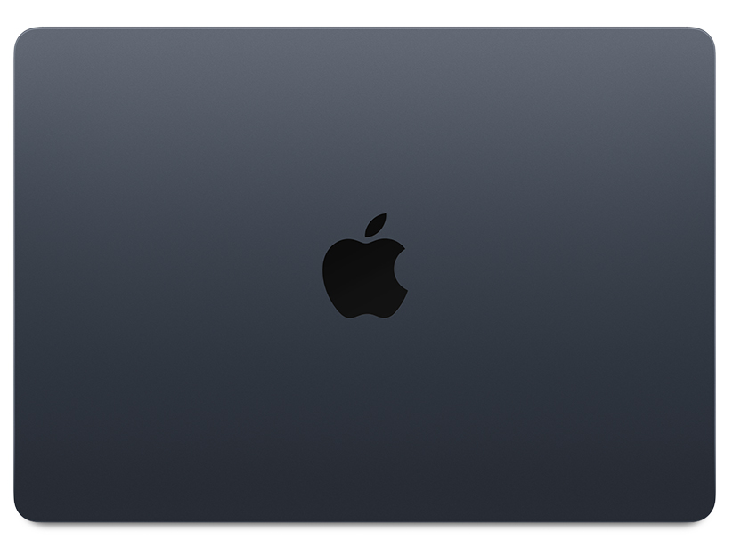 Mac laptop image from back side